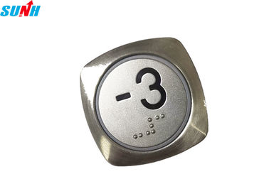 Przełącznik przyciskowy ze stali nierdzewnej z przyciskiem Brailler DC24V DC12V